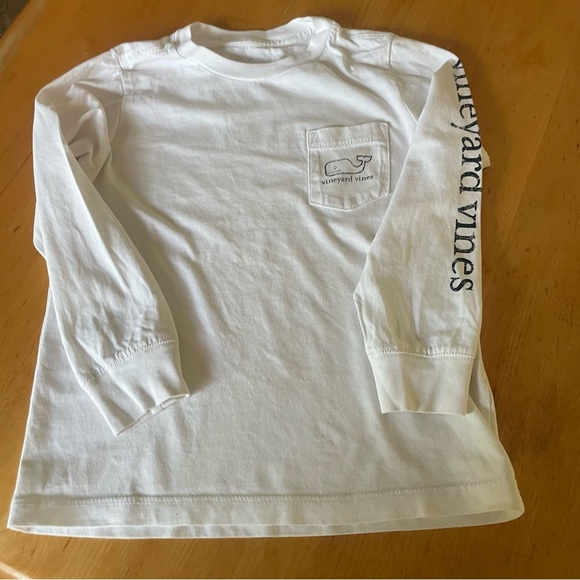 Vineyard Vines Kids White Long Sleeve Shirt size 4T - Picture 1 of 7